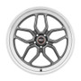 WELD Laguna Street Satin Gunmetal Wheel with Milled Spokes 20x10.5 | 5x115 BC | +20 Offset | 6.5 Backspacing - S10800590P20 for Challenger 2009-2023, Charger 2012-2023, Chrysler 300 2012-2023, Charger & Challenger Hellcat Standard Body 2015-2023