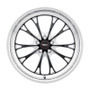 WELD Belmont Street Gloss Black Wheel with Milled Spokes 18x10 | 5x120.65 BC (5x4.75) | +30 Offset | 6.625 Backspacing - S11380062P30 for Corvette C6 Z06 / Grand Sport / ZR1 2006-2013, Corvette C7 Z06 / Grand Sport / ZR1 2014-2019