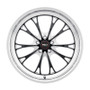 WELD Belmont Street Gloss Black Wheel with Milled Spokes 20x11 | 5x120 BC | +40 Offset | 7.60 Backspacing - S11301121P40 for 2020, 2021, 2022, 2023, 2024, 2025 Corvette C8