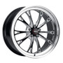 WELD Belmont Street Gloss Black Wheel with Milled Spokes 20x10.5 | 5x114.3 BC (5x4.5) | +50 Offset | 7.75 Backspacing - S11300565P50 for Shelby GT500 2007-2014, Mustang S197 V6 / GT 2005-2014, Mustang S550 GT / V6 / EcoBoost 2015-2023, Shelby GT350 2015-2020, Shelby GT500 2020-2022, Mustang GT 2024-2025, Mustang EcoBoost 2024-2025, Mustang Dark Horse 2024-2025