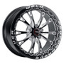 WELD Belmont Beadlock Drag Gloss Black Wheel with Milled Spokes 18x12 | 5x120 BC | +52 Offset | 8.55 Backspacing - S90882022P52 for Camaro SS / 1LE / ZL1 2016-2024, Chevrolet Corvette C8 2020-2024