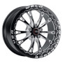 WELD Belmont Beadlock Drag Gloss Black Wheel with Milled Spokes 17x10 | 5x115 BC | +30 Offset | 6.70 Backspacing - S90870071P30 for Challenger 2009-2023, Charger 2006-2010, Charger 2012-2023, Chrysler 300 2012-2023, Magnum 2005-2009, Charger & Challenger Hellcat Standard Body 2015-2023