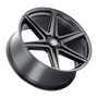 Forgestar X6 F11 Satin Black Wheel 24x10 | 6x139.7BC | +25 Offset | 6.5 Backspacing - F01140084P25 for Silverado 1500, Sierra 1500, Tahoe, Suburban, Escalade.