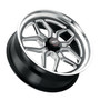 WELD Laguna Drag Gloss Black Wheel with Milled Spokes 18x5 | 5x115 BC | -32 Offset | 1.50 Backspacing - S1528C071N32 for Challenger 2009-2021, Charger 2006-2010, Charger 2012-2021, Chrysler 300 2012-2021, Magnum 2005-2009, Challenger Demon 2018-2019, Challenger Widebody SCAT Pack / R/T 2018-2021