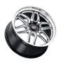 WELD Laguna 6 Drag Gloss Black Wheel with Milled Spokes 20x5 | 6x135BC | -19 Offset | 2.00 Backspacing - S1530C089N19 for 2004, 2005, 2006, 2007, 2008, 2009, 2010, 2011, 2012, 2013, 2014, 2015, 2016, 2017, 2018, 2019, 2020, 2021 Ford F-150