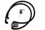 J&L 3.0 oil separator passenger side clear anodized (satin) for 2021 Ford F-150 3.5L PowerBoost - 3028P-C