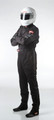 RaceQuip Black SFI-1 1-L Suit - 2XL - 110007