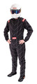 RaceQuip Black Chevron-1 Suit - SFI-1 XL - 130906
