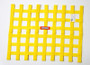 RaceQuip Yellow 18in H x 24W SFI Ribbon Window Net - 725035
