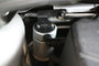 J&L 3.0 oil separator rear clear anodized (satin) for 2013-2014 Ford Focus ST - 3021R-C