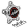 Race Star 5 Lug Cap Tall Plastic Chrome (incl. Medallion & Screws) #615-5095-1