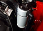 J&L 15-18 Ford Mustang EcoBoost Driver Side Oil Separator 3.0 - Clear Anodized