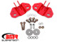 Shop in-stock special deals on BMR Suspension 2015-2023 S550 Mustang  Rear Upper Shock Mount- Red from DragRacingWheels.com. Military & First Responder Discounts Available.