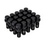 Vossen Lug Bolt - 14x1.25 - 30mm - 17mm Hex - Cone Seat - Black (Set of 20) product photo