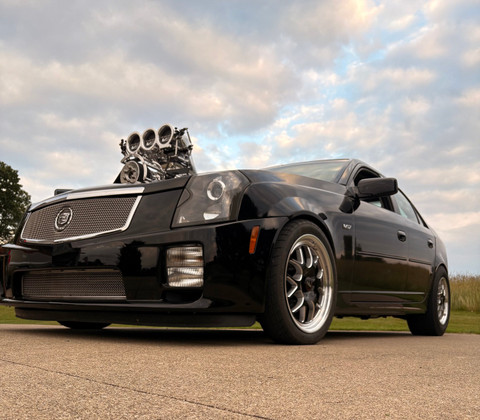 Owner Spotlight: Steve’s Blown 2005 Cadillac CTS-V on WELD Solana Drag Wheels