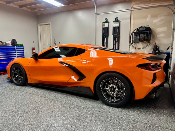 Owner Spotlight: Antonino's Lowered 2022 Corvette C8 Z51 on WELD Belmont Beadlock Drag Wheels
