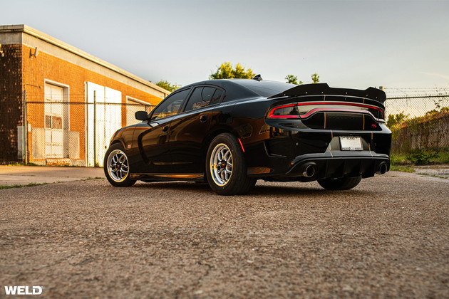 2015-2023 Dodge Charger SCAT PACK 392 with WELD Laguna Drag Wheels 18x5 Fronts / 17x10 Rears * PICTURES *