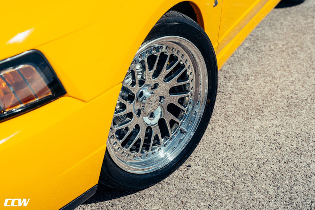 CCW Twisted Classic Polished 18x9.5 / 18x11 Wheel Set – Cobra SVT, Mach 1, Bullitt & GT Fitments