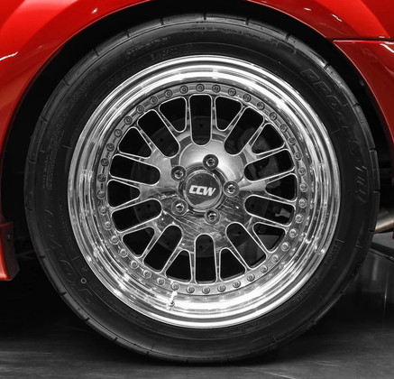 CCW Classic Polished Wheels – 18x9.5 / 18x11 Setup for 1999–2004 Cobra SVT, Mach 1, Bullitt & New Edge Mustang GT / V6