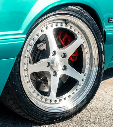 CCW SA50 Forged Wheels – Brushed Clear Gloss 18x9 / 18x10 Setup for 1979–1993 Foxbody Mustang (GT, LX, Cobra)