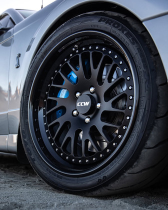 CCW Twisted Classic Matte Black Wheels – 18x9.5 / 18x11 Setup for 1999–2004 Cobra SVT, Mach 1, Bullitt & New Edge Mustang GT / V6