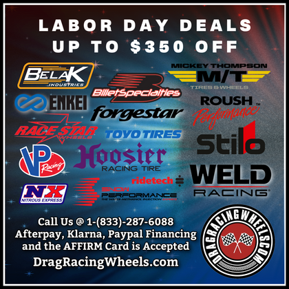 Labor Day Deals 2024: Save Up to $350 on Wheels & Performance Parts @ Drag Racing Wheels