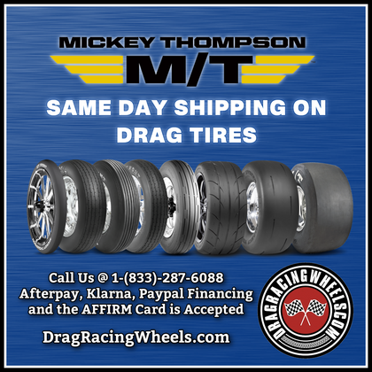 Get Ready to Hit the Track with Confidence: Mickey Thompson Drag Tires in Stock and Ready to Ship!
