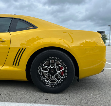 Owner Spotlight: Alexander's 2013 Yellow Camaro SS on WELD Laguna 17x10 Beadlock Wheels and Mickey Thompson Drag Tires!