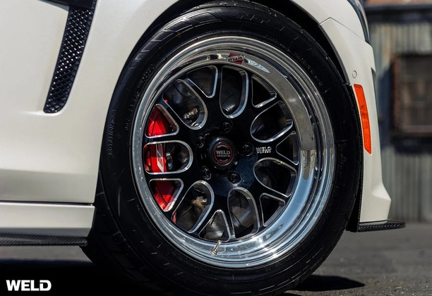 WELD Racing RT-S S77 Forged Wheels for Cadillac CTS-V (2016–2019): Gloss Black Milled Drag Setup That Hooks Hard