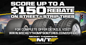 Save Up to $150 on Mickey Thompson ET Street R, ET Drag, Pro Drag Radial & More