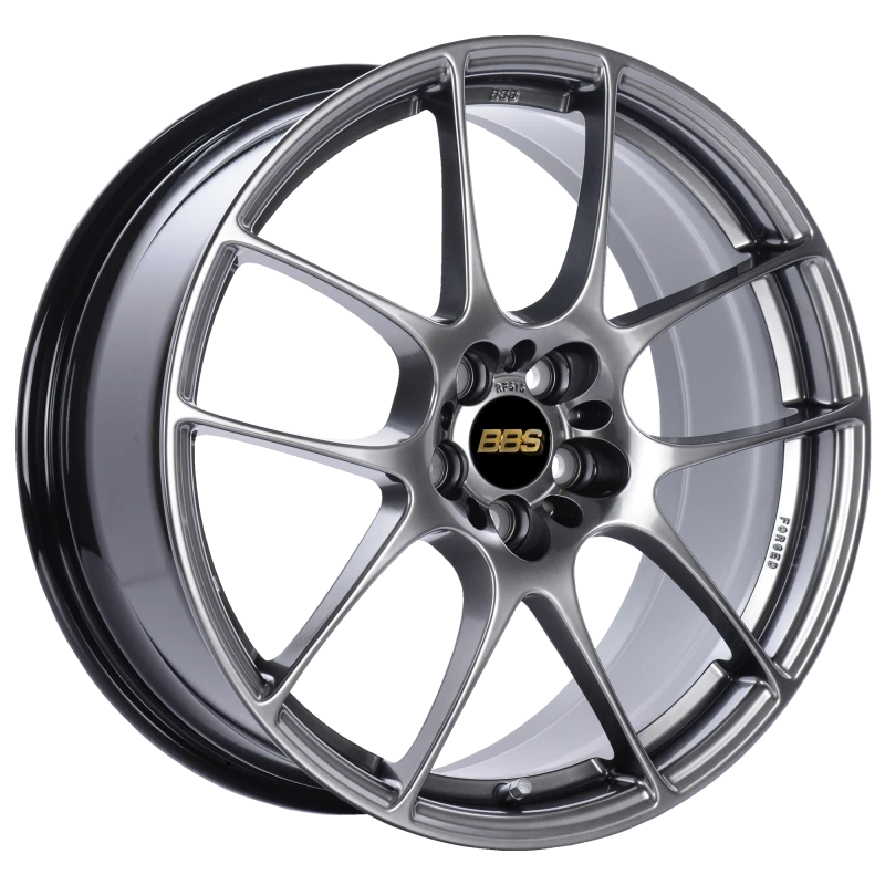 BBS RF 18x8 5x120 ET48 Diamond Black Wheel -82mm PFS/Clip Required