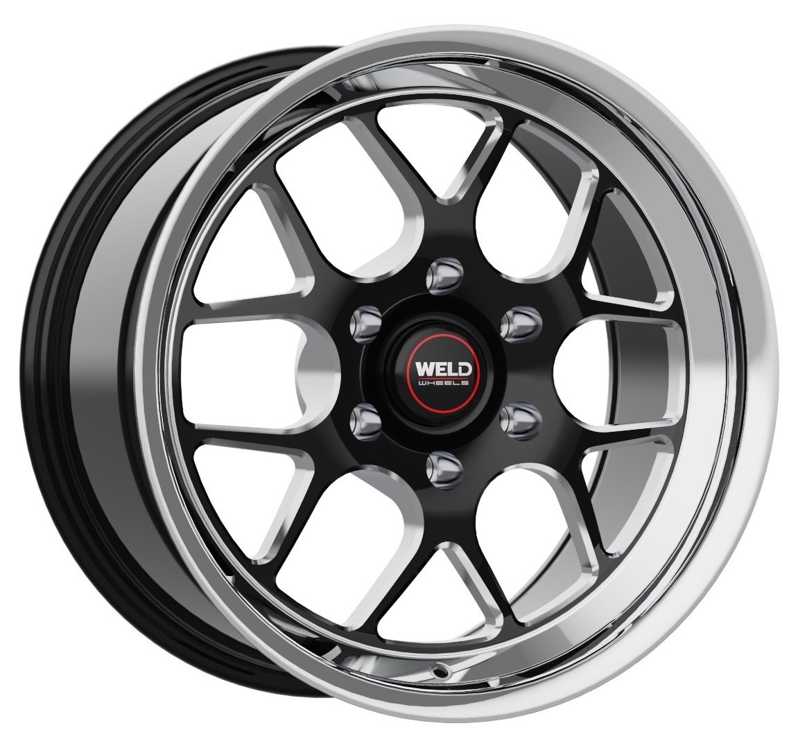 WELD Silverado Sierra Solana Drag Gloss Black Wheel with Milled