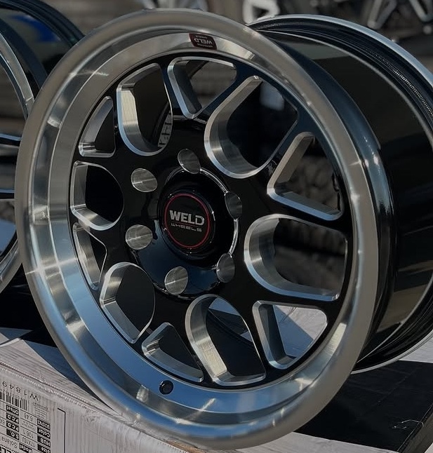 WELD Silverado Sierra Solana Drag Gloss Black Wheel with Milled