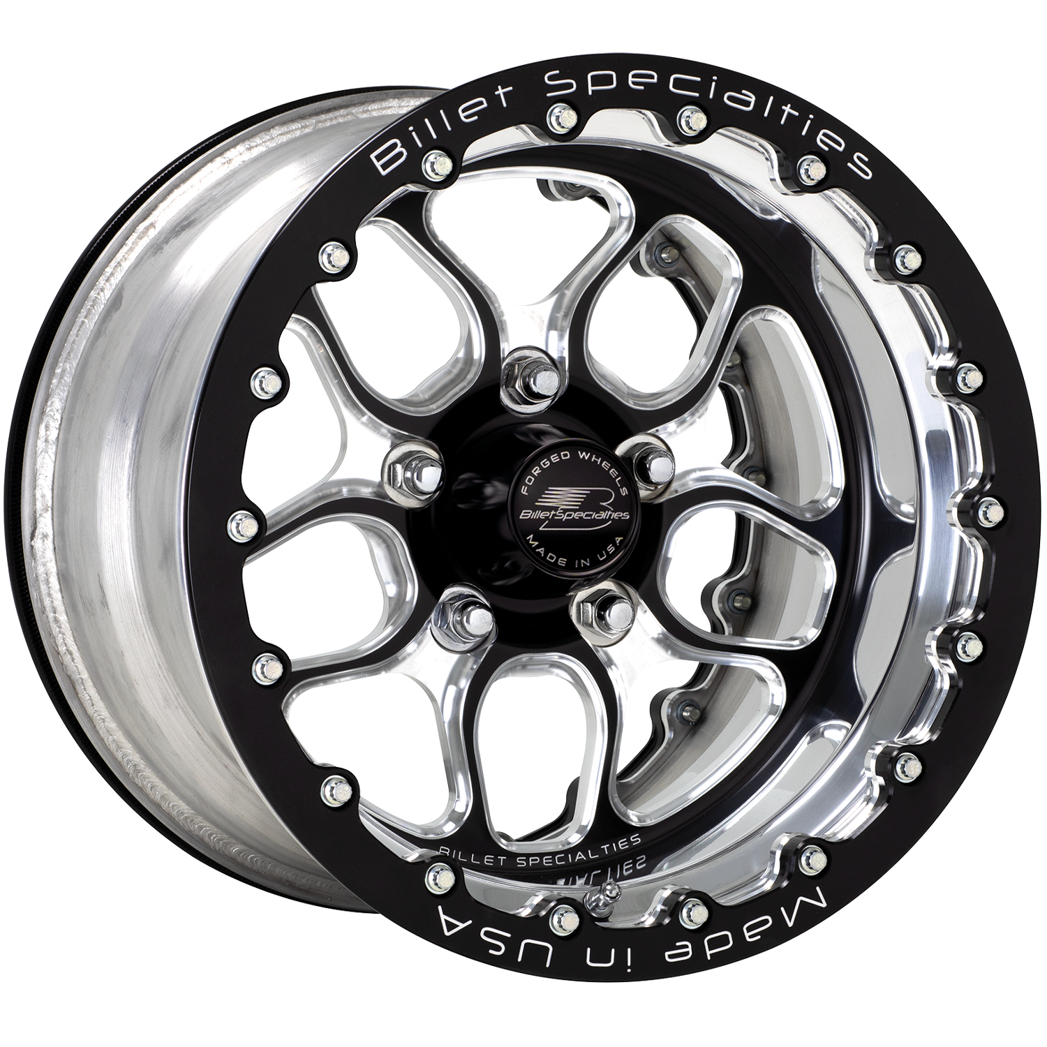 Billet Specialties Win Lite 15x10 | 5x120BC | 7.5in BS Single
