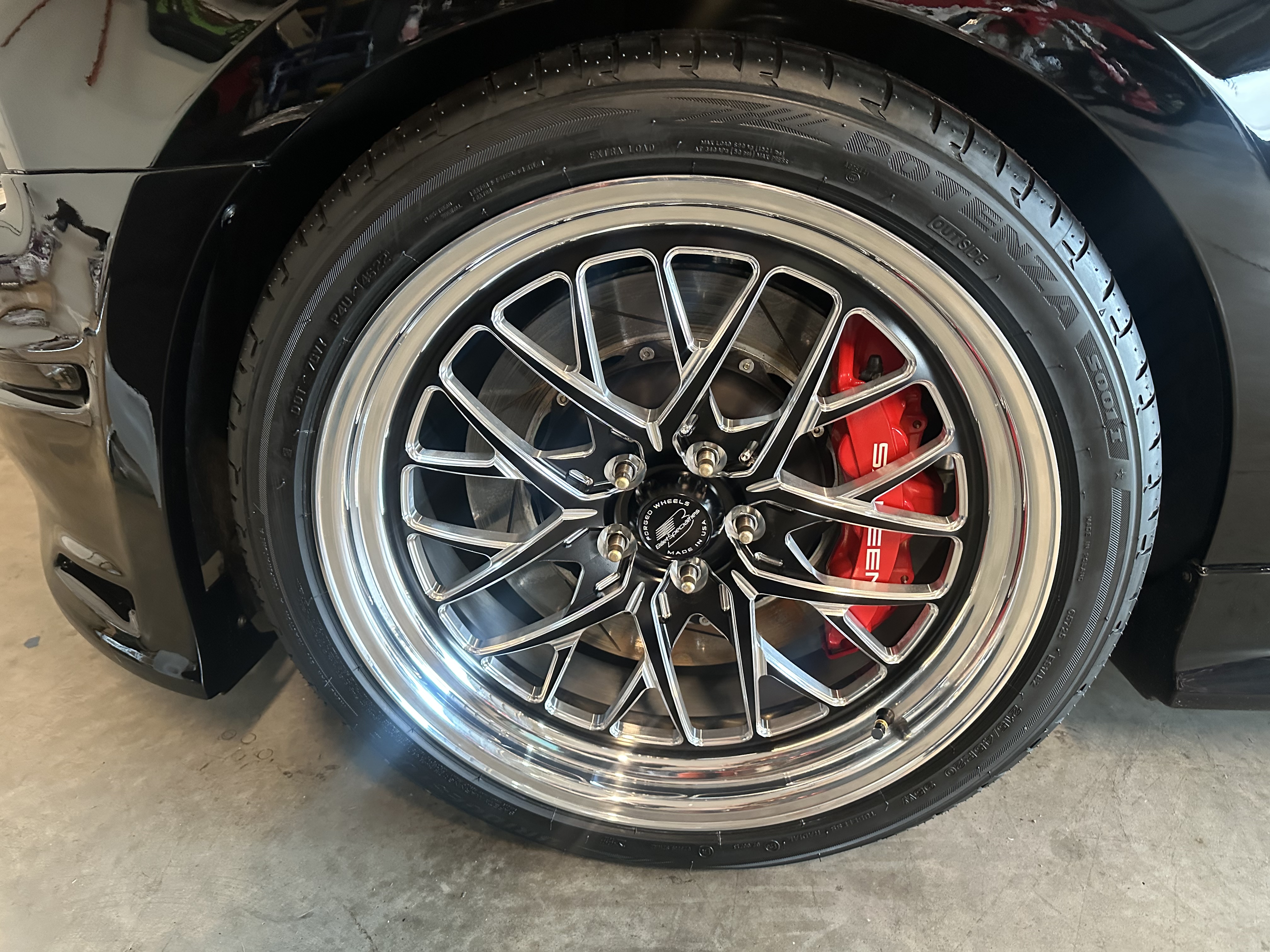 Billet Specialties Redline 20x7 | 5x4.5 BC | 3.875in BS Black Drag