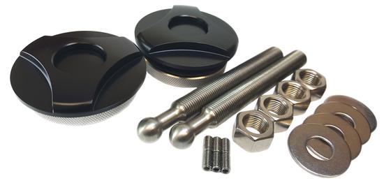 Quik-Latch Twist Lock Black Hood Pins (Set of 2) QL-50-TW-B