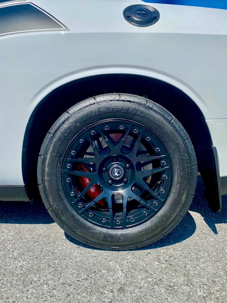F143 【タイガーです。】 Forgestar F14 Beadlock HELLCAT Satin Black 17x10 +30 5x115BC