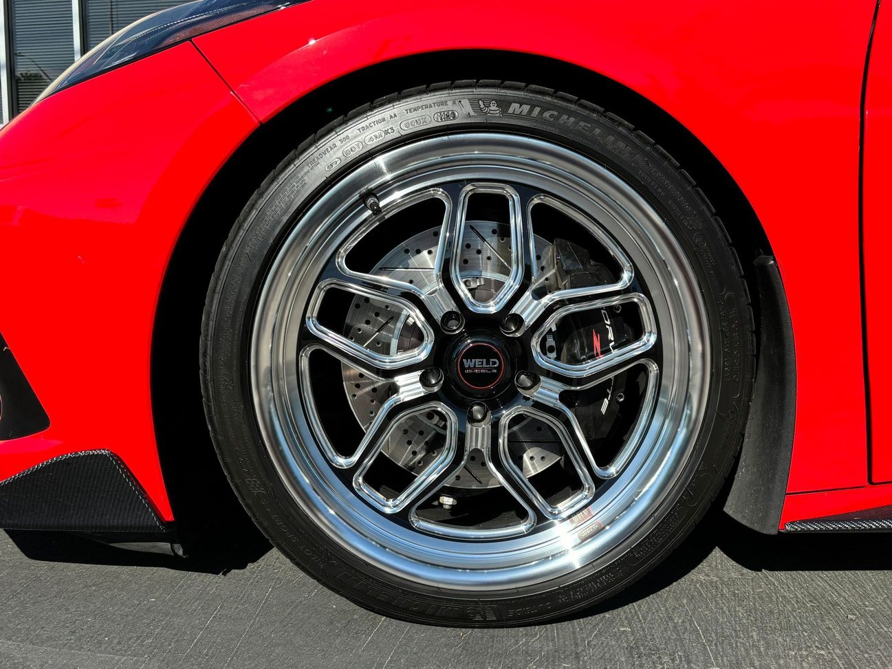 WELD Laguna Street Gloss Black Wheel C8 Corvette 19x9 | 5x120 BC