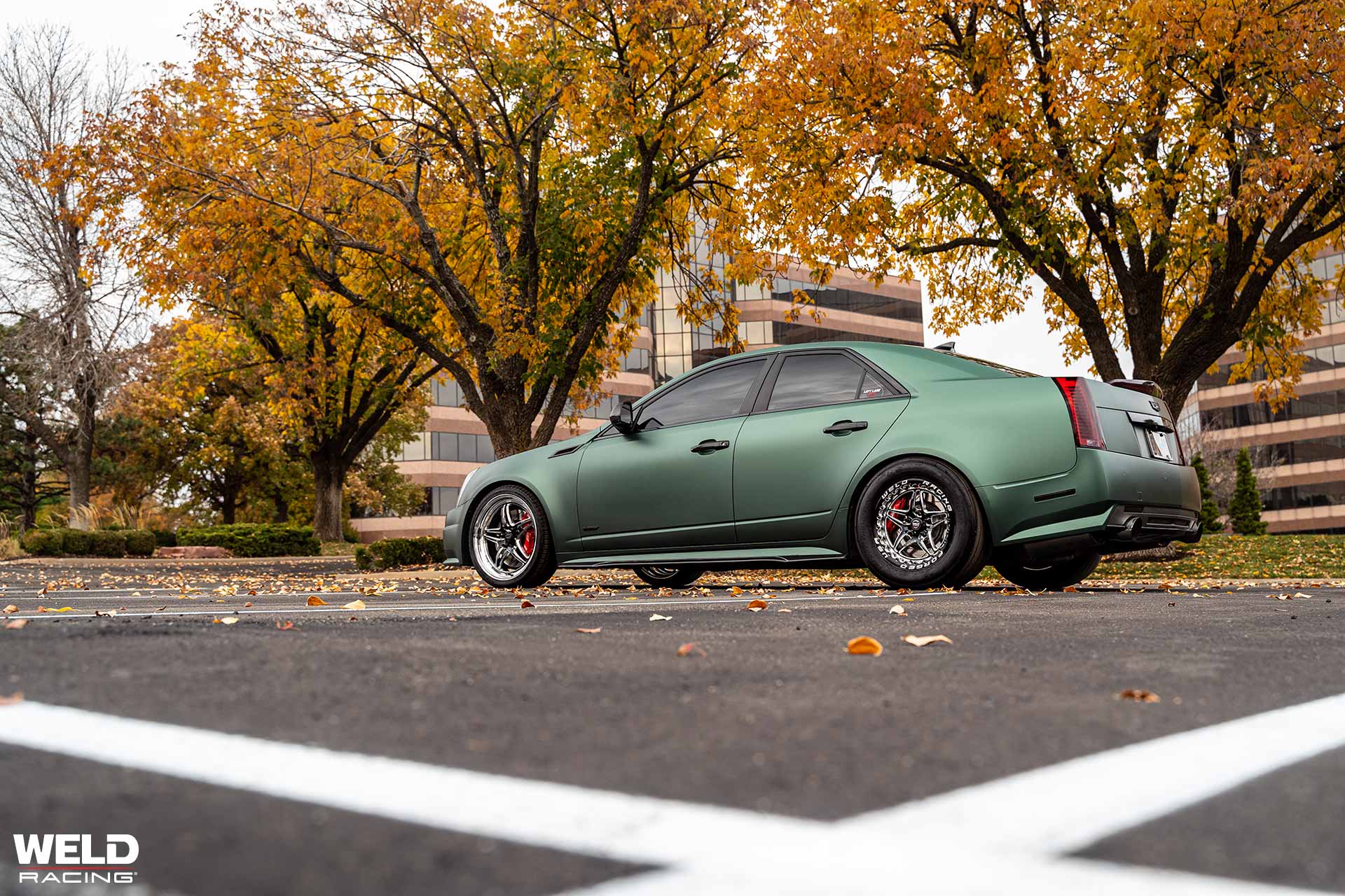 Weld CTS-V Camaro ZL1 RT-S S81 Drag Wheel 18X8 Black High Pad