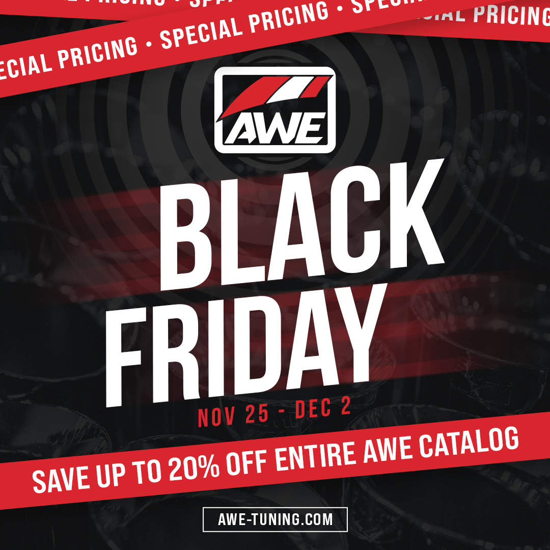 AWE Tuning Exhaust Systems Black Friday & Cyber Monday 2025 Sale @ DragRacingWheels.com