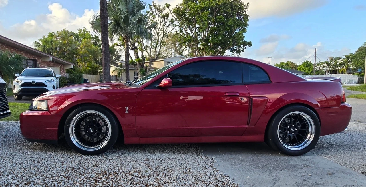 Owner Spotlight: Hugo’s 2003-2004 Mustang Cobra on CCW D110 Matte Black Wheels with Polished Lip