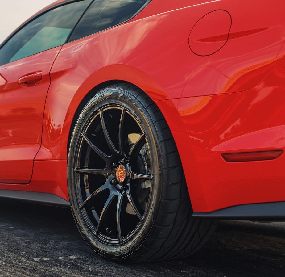 Upgrade Your Mustang with Forgestar CF10 Gloss Black Wheels – Available Now at Drag Racing Wheels!