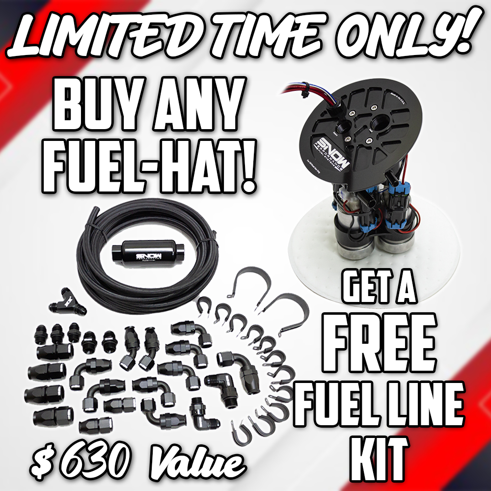 Free Fuel Line Kit with Snow Performance MultiPump Fuel Hats at