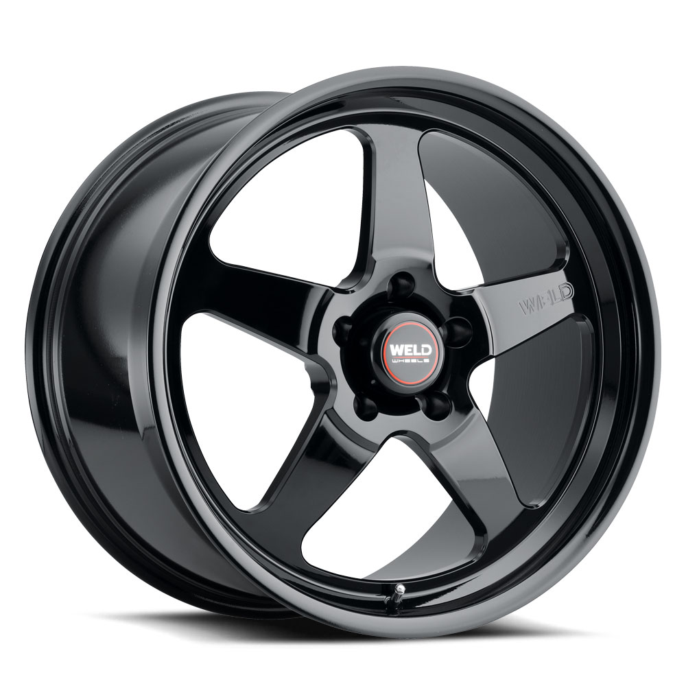 NOW AVAILABLE WELD Ventura 5 Drag Wheels in Full Gloss Black Finish for Camaro & Mustang