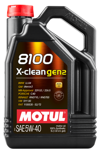 MOTUL 8100 X-clean gen2 5W-40 5L 2つセット 5bd96723c864c650c596914cb0831a