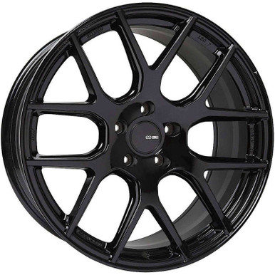 Enkei M52 17x7.5 45mm Offset 5x100 Bolt Pattern 72.6mm Bore Dia Matte Black Wheel main image 1