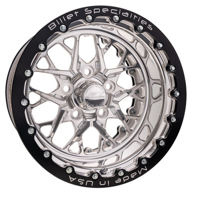 Billet Specialties Redline | Polished Double Beadlock Wheel | 15x10 | 6 ...