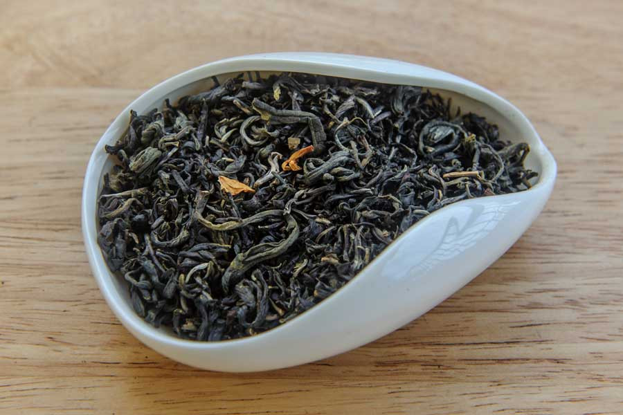 Autumn Jade jasmine tea: wild green tea and fragrant jasmine