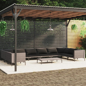Garden Lounge Set Dark Grey A949-3099933