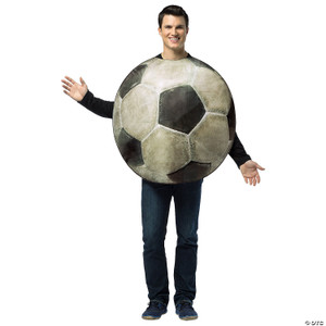 Men's soccer ball costume M680-GC6819
